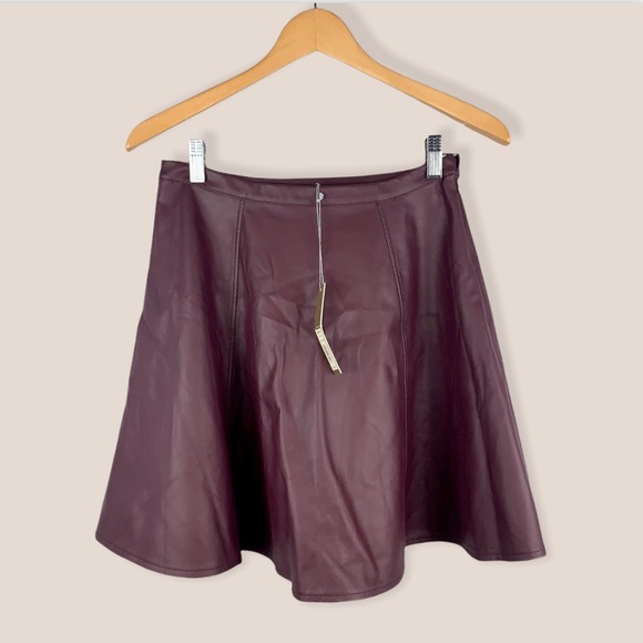LC Lauren Conrad Dresses & Skirts - NWT Lauren Conrad Faux Leather A-line Mini Skirt 6